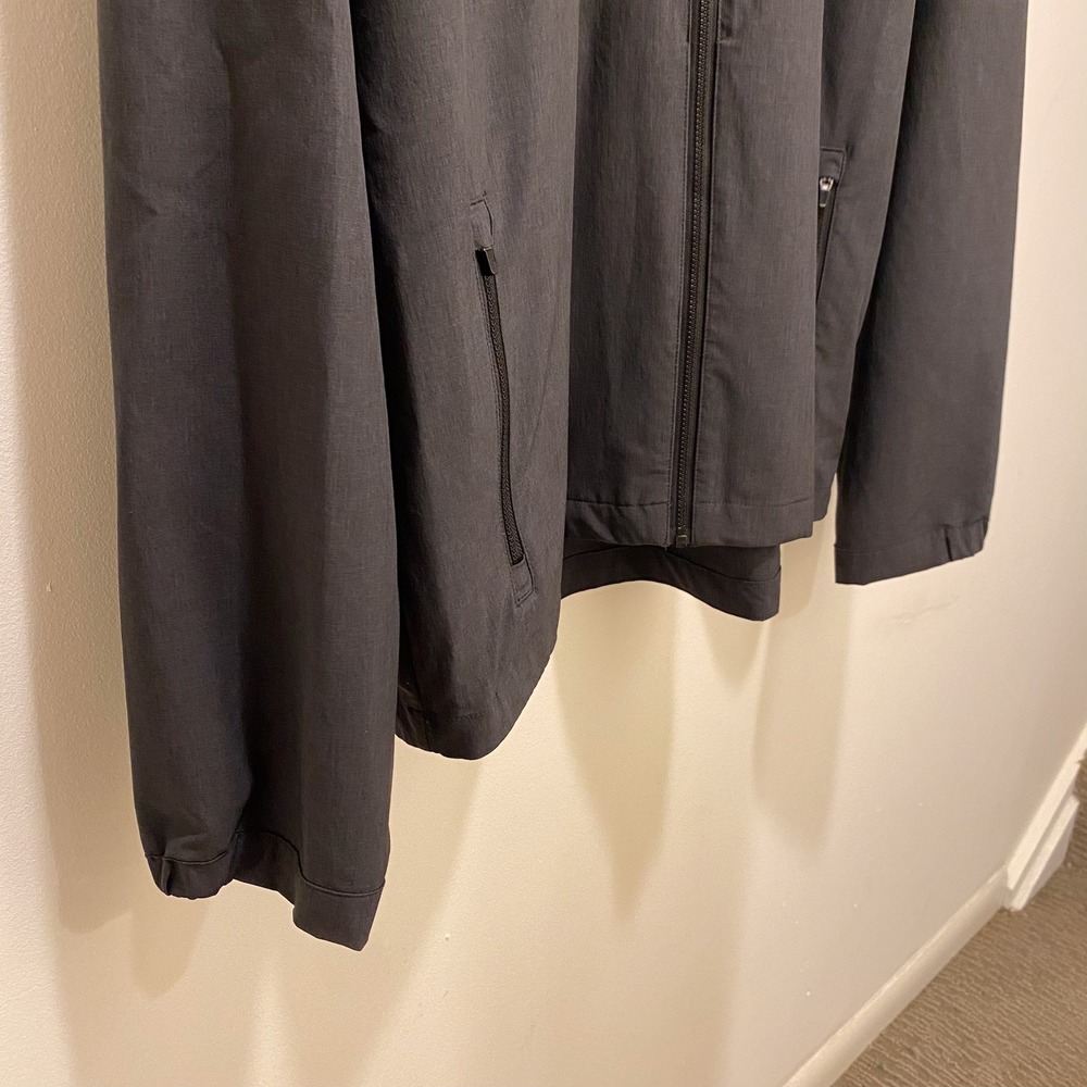 Vuori Mens XXL Full Zip Performance Jacket Charcoal Grey Stretch Activewear - Picture 5 of 10
